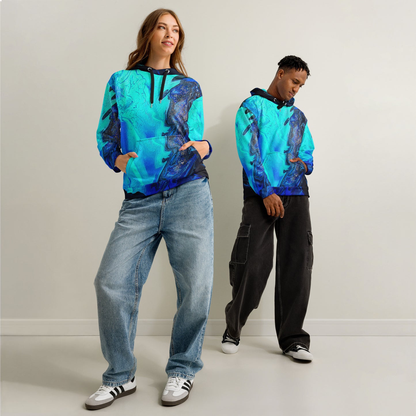 Unisex Cotton Hoodie- Peace & Bliss