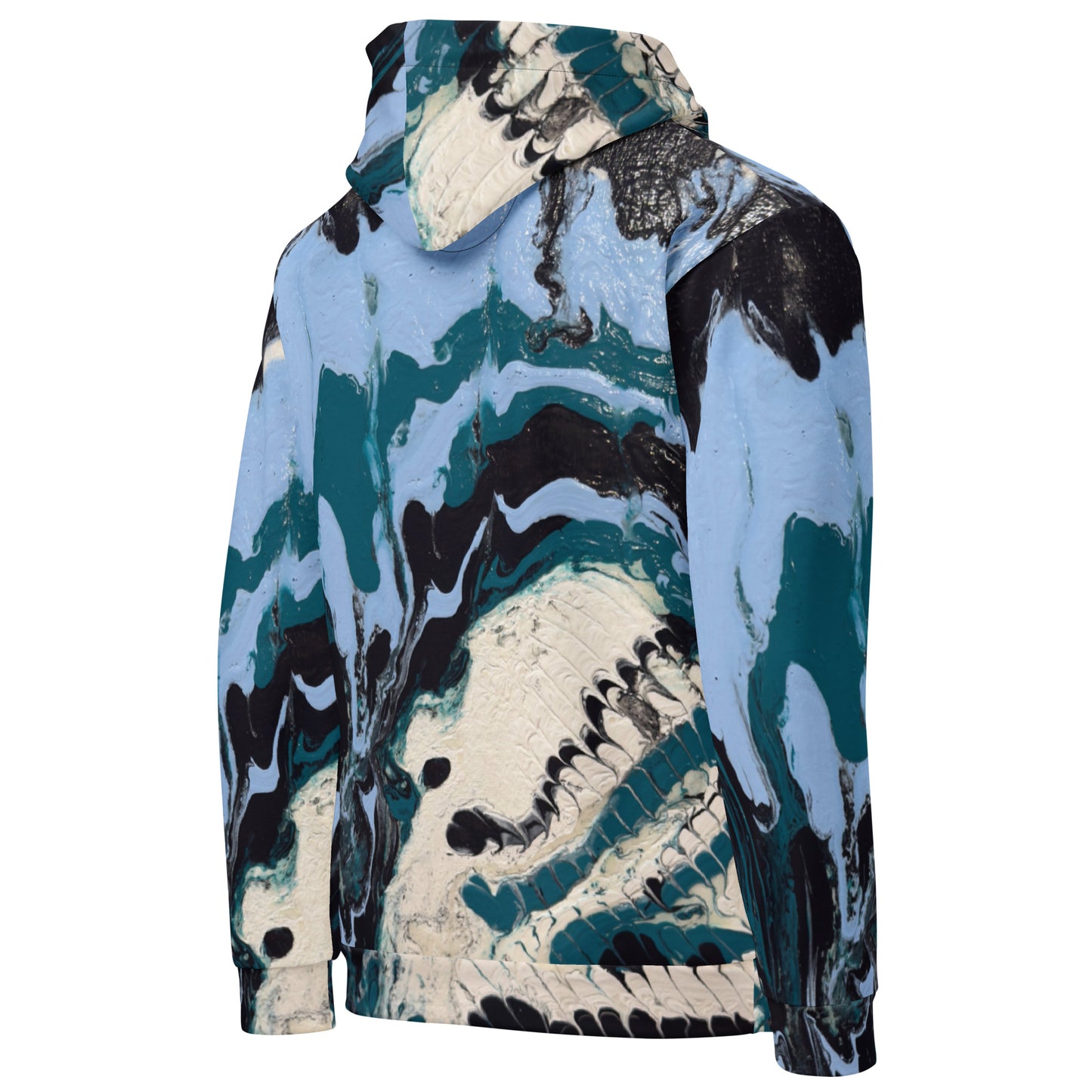 Unisex Cotton Hoodie- Untamed Waters